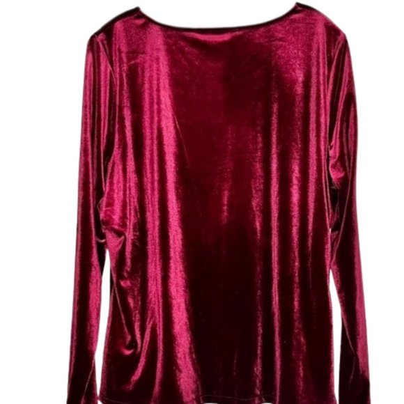 Boden Suki Ruby Velvet Top - Fully Lined - 18 - Picture 4 of 8